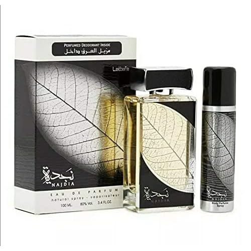 LATTAFA NAJDIA 3.4 OZ + DEODORANT MEN