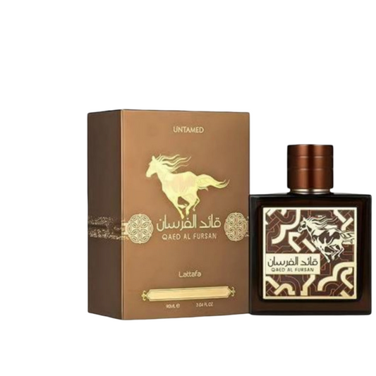 QAED AL FURSAN UNTAMED BY LATTAFA 3.4 OZ EDP MEN