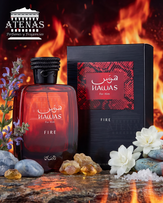 HAWAS FIRE BY RASASI 3.4 OZ EDP MEN